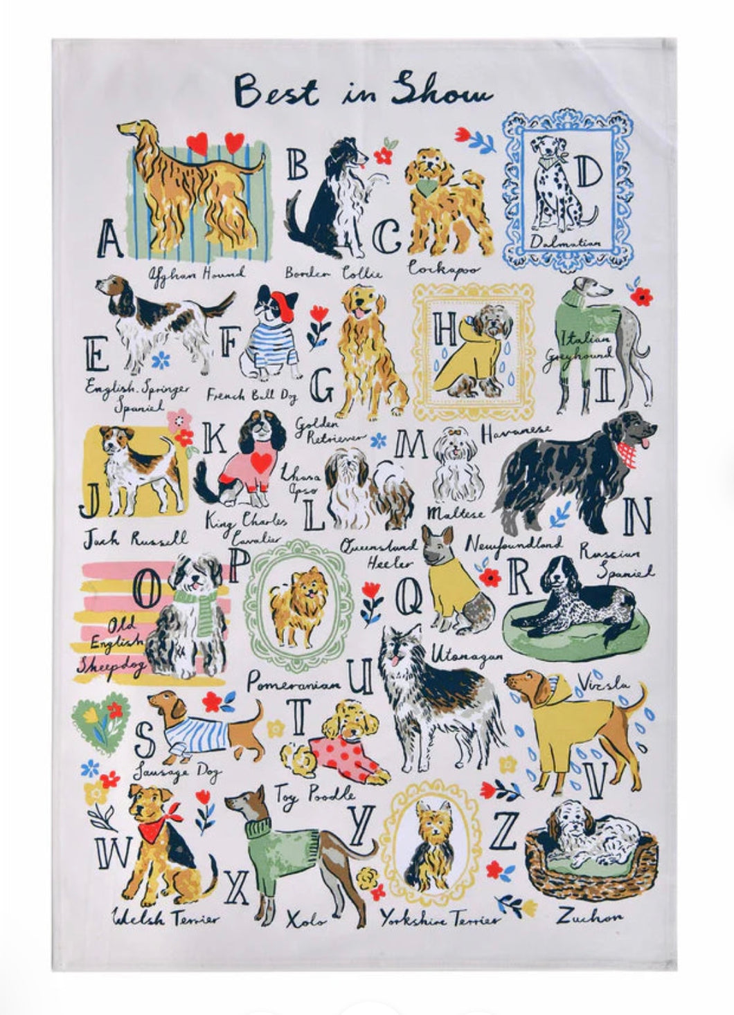 Best in Show Dog Tea Towel