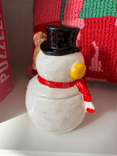 Load image into Gallery viewer, Vintage Snowman Candy Jar
