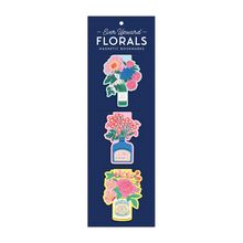Load image into Gallery viewer, Ever Upward Floral Magnetic Bookmarks

