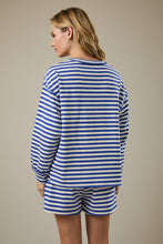 Load image into Gallery viewer, Blue &amp; White Striped Set
