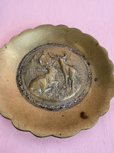 Load image into Gallery viewer, Vintage Brass Reindeer Plate
