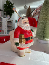 Load image into Gallery viewer, Vintage mini Santa Candle Holder
