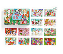 Load image into Gallery viewer, Ho Ho Howl 12 Days of Mini Puzzles

