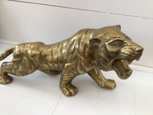 Load image into Gallery viewer, Vintage brass tiger(s)
