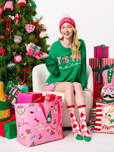 Load image into Gallery viewer, Tis the season green sweatshirt
