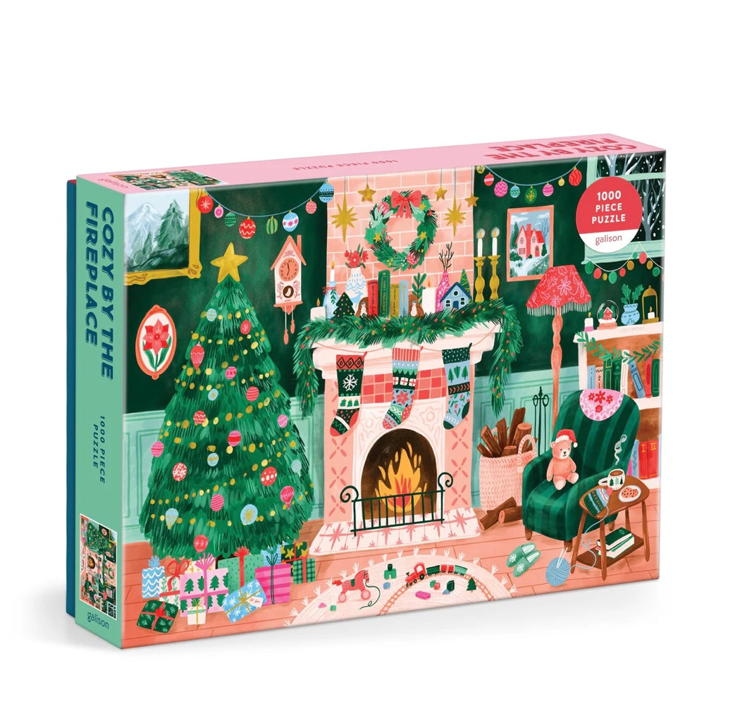 Cozy by the Fireplace 1000pc Puzzle