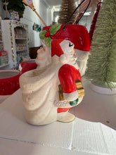 Load image into Gallery viewer, Vintage mini Santa Candle Holder
