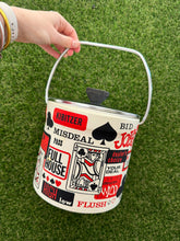 Load image into Gallery viewer, Vintage Poker Ice Bucket
