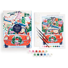 Load image into Gallery viewer, Christmas Joyride 9 X 12" Paint By Number Kit

