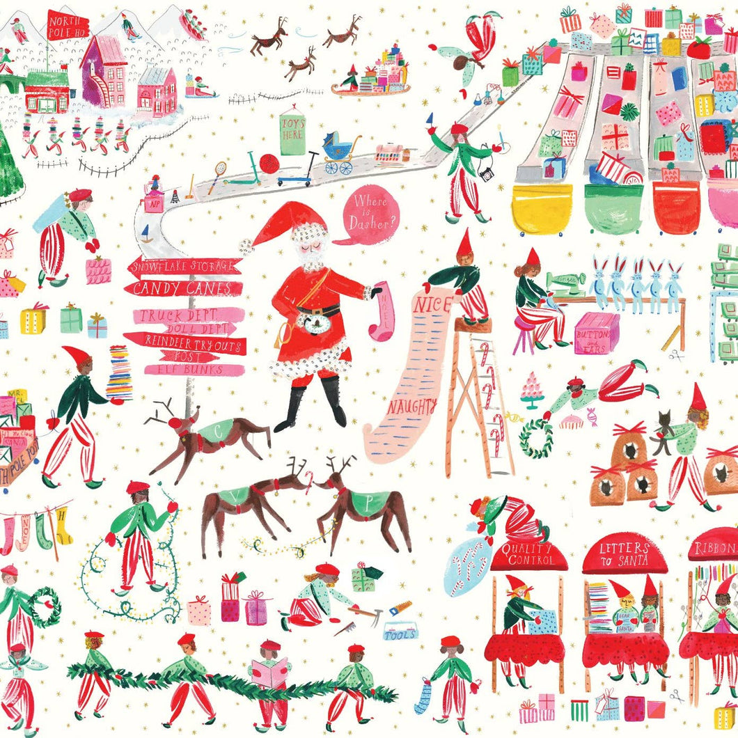 The North Pole - Gift Wrap Sheet