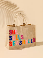 Load image into Gallery viewer, She Sells Seashells Tote
