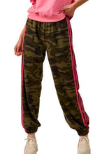 Load image into Gallery viewer, Camo pants with white side stripe
