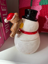 Load image into Gallery viewer, Vintage Snowman Candy Jar
