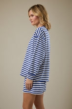Load image into Gallery viewer, Blue &amp; White Striped Set
