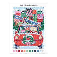 Load image into Gallery viewer, Christmas Joyride 9 X 12" Paint By Number Kit
