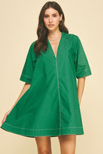 Load image into Gallery viewer, The Lainey- Green Mini Dress PINCH
