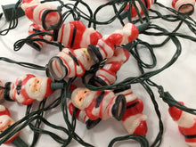 Load image into Gallery viewer, Vintage mini blow mold Santa lights
