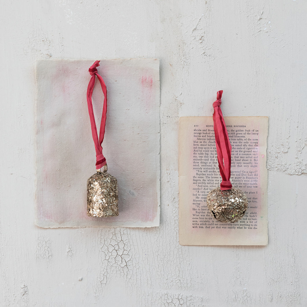 Glittered Bell Ornament