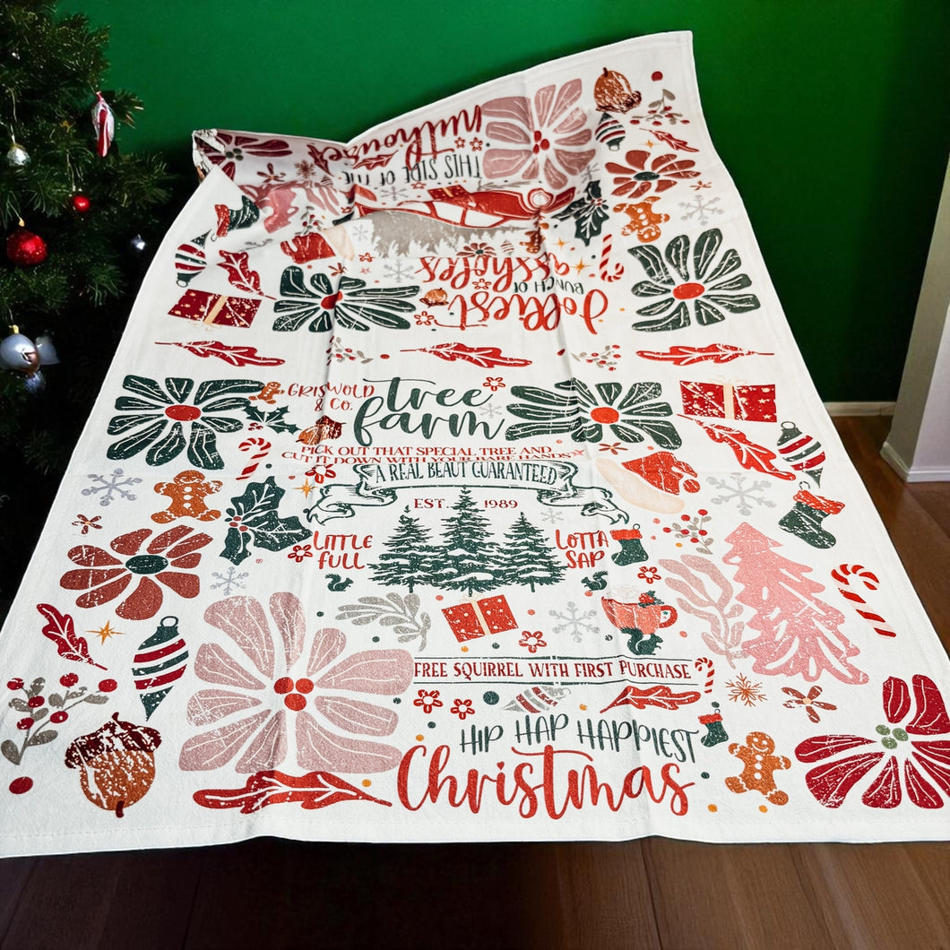 Clark Griswold Christmas Vacation tea towel