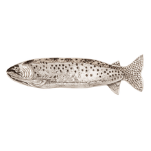 Load image into Gallery viewer, MudPie Trout Metal Serving Tray
