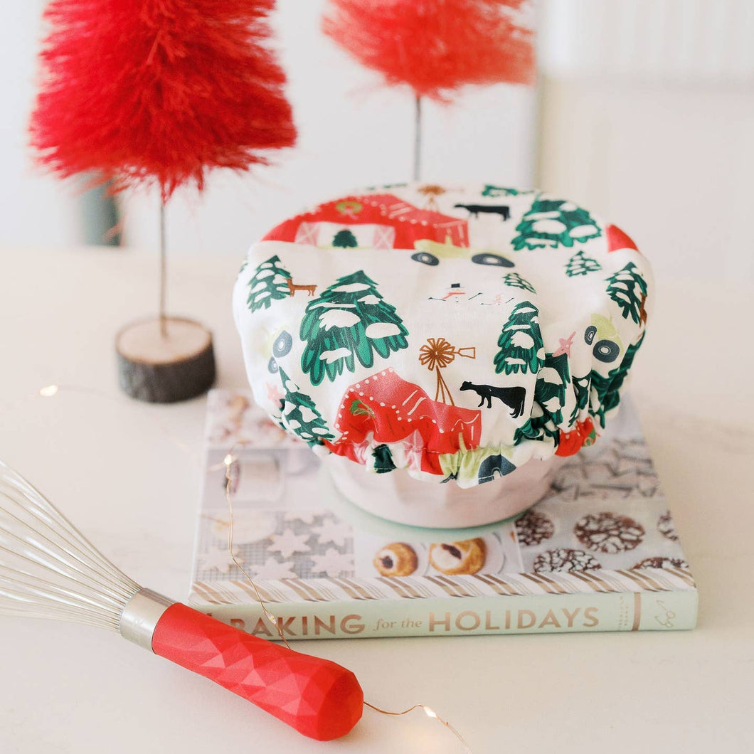Festive Farm bowl cover
