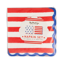 Load image into Gallery viewer, Americana Themed Paper Napkins
