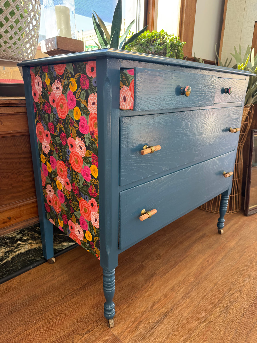 Vintage Blue Dresser