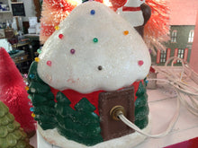 Load image into Gallery viewer, Vintage Santa light up house
