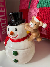 Load image into Gallery viewer, Vintage Snowman Candy Jar
