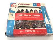 Load image into Gallery viewer, Vintage PENNANT Christmas Lights
