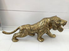 Load image into Gallery viewer, Vintage brass tiger(s)
