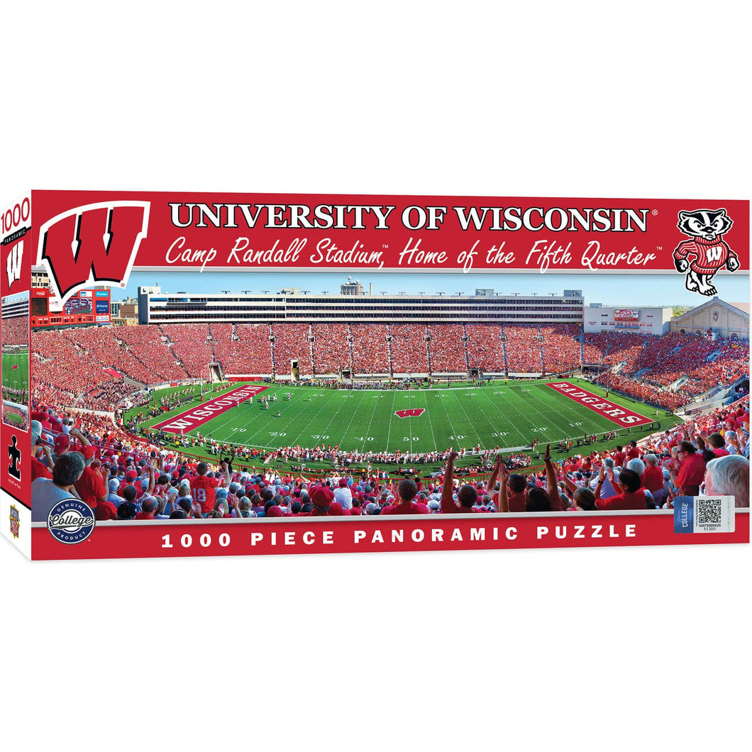 Wisconsin Badgers Panoramic UW Madison Puzzle