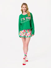 Load image into Gallery viewer, Tis the season green sweatshirt
