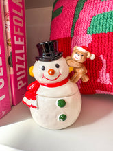 Load image into Gallery viewer, Vintage Snowman Candy Jar
