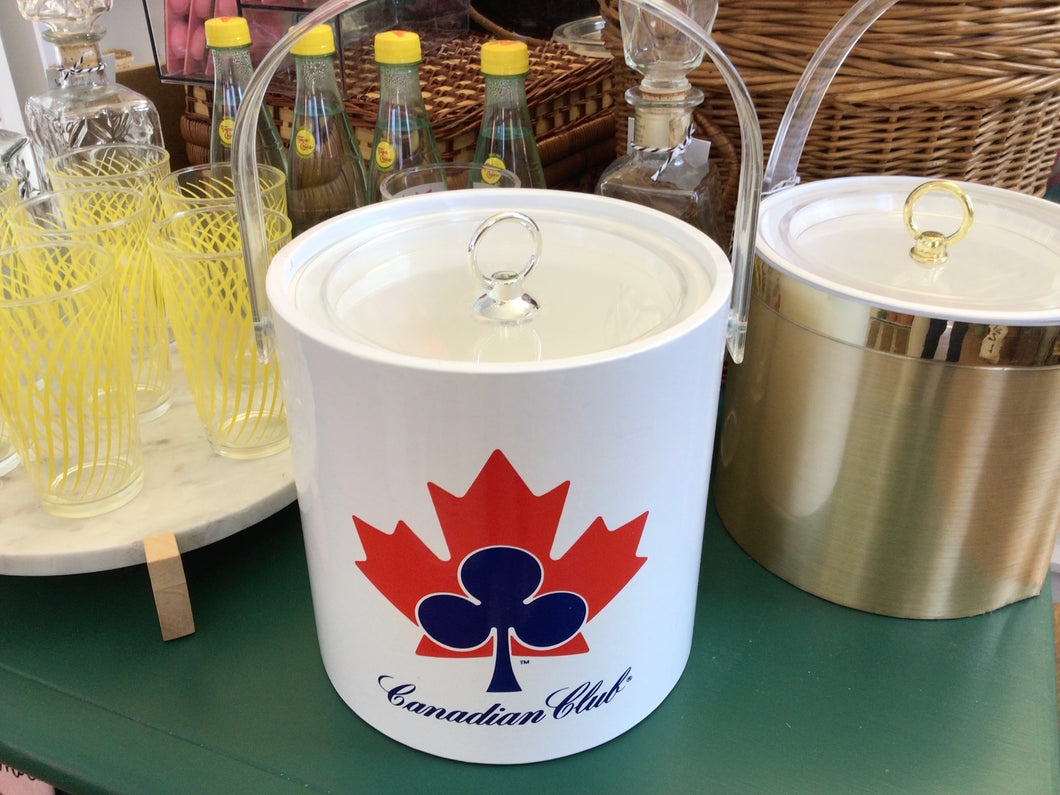 Vintage Canadian Club Ice Bucket