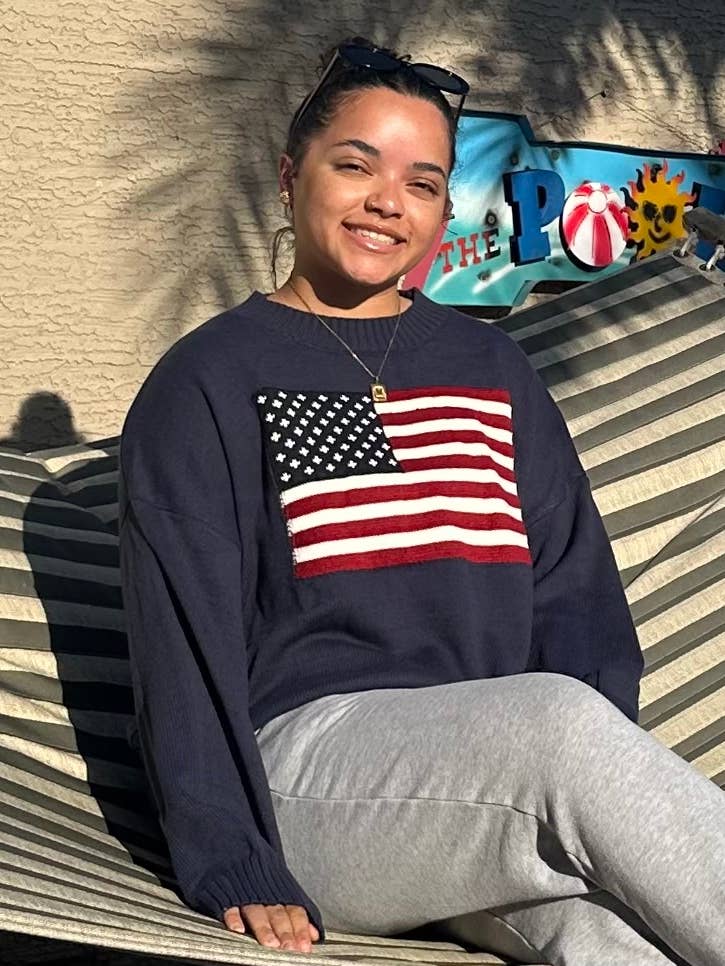 USA Flag Sweater