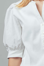 Load image into Gallery viewer, Puff Sleeve Henley Top
