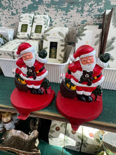 Load image into Gallery viewer, Vintage Santa Stocking Holders
