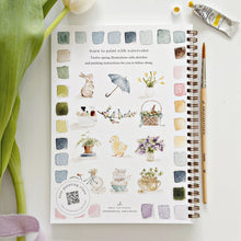 Load image into Gallery viewer, Emily Lex Studio Watercolor Workbook, Paint, and Paint Brushes
