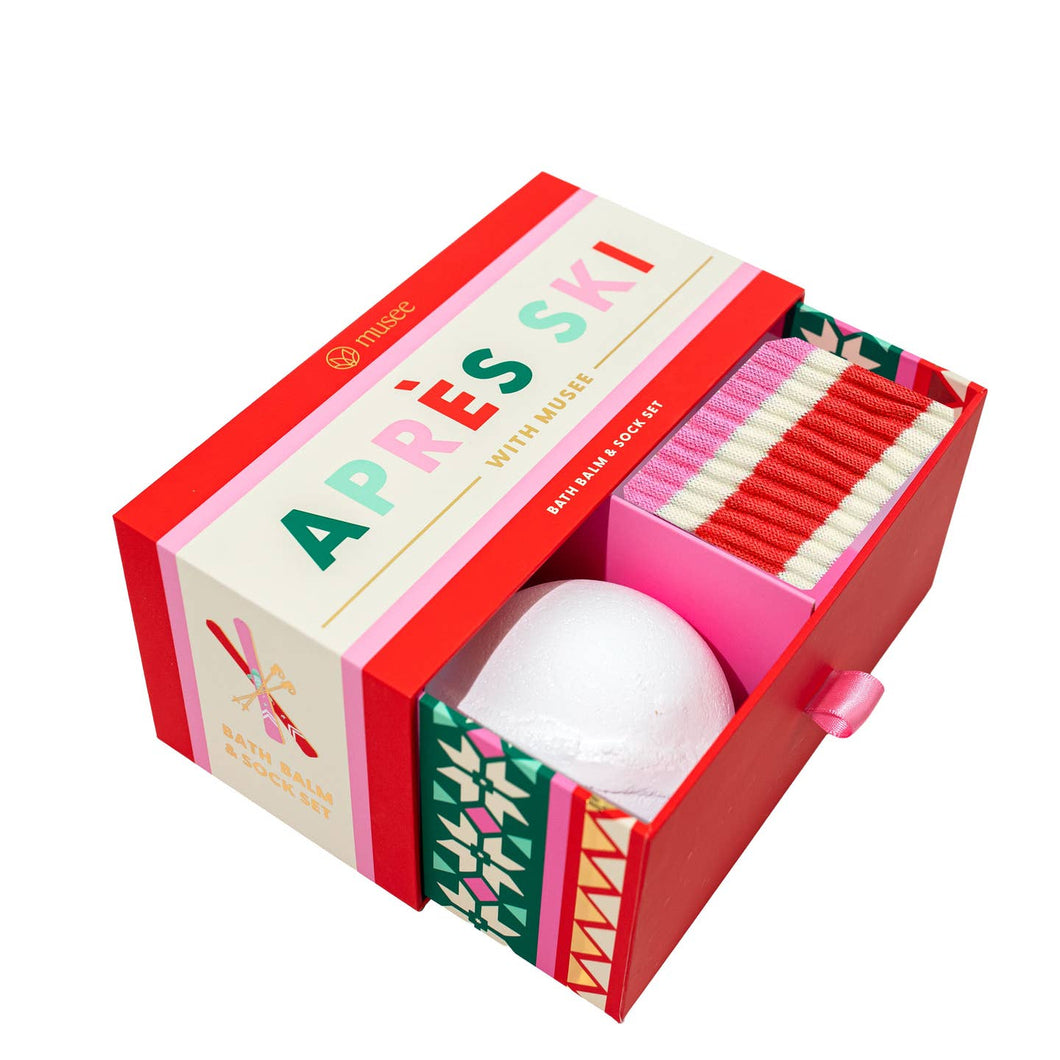 Musee Apres Ski Bath Bomb and Sock Gift Set