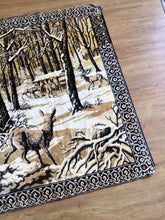 Load image into Gallery viewer, Vintage large elk tapestry
