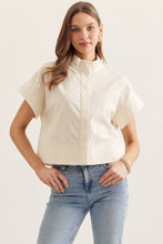 Load image into Gallery viewer, Entro Linen Top- Navy or Natural Linen

