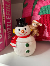 Load image into Gallery viewer, Vintage Snowman Candy Jar
