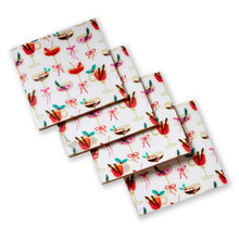 Load image into Gallery viewer, Christmas Very Merry Cocktail Coaster Set of 4
