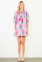 Load image into Gallery viewer, The Violet- Floral Print Mini Dress THML
