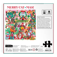 Load image into Gallery viewer, Merry Cat Mas 500pc Puzzle
