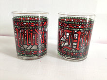 Load image into Gallery viewer, Vintage Happy Holidays Glasses- set of 2
