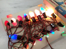 Load image into Gallery viewer, Vintage PENNANT Christmas Lights
