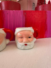 Load image into Gallery viewer, Vintage Mini Santa Mugs
