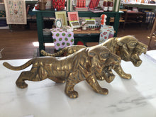 Load image into Gallery viewer, Vintage brass tiger(s)
